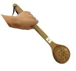 Arman Spoons Brown Teak Wood Cooking Spatulas Ladles - 16 Inch (Pack Of 1)