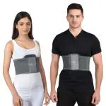 Accusure Grey Rib Brace For Men And Women Rib Support Compression Brace Belt (L)