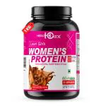 HealthOxide Women's Protein with 100% Natural Sweetener Stevia Milk Chocolate Powder 1kg