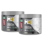 MuscleBlaze Creatine Monohydrate CreAMP (Unflavoured, 32 Servings, 100g) | Pack of 2| Trustified Certified Creatine