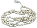 Feel Touch Mart Pearl Mala Brilliant Quality & Color For Use Pooja Jaap Sucche Moti Ki Mala Original South Sea Pearl Mala 108+1 Bead Jaap Mala Round Safed Moti KI Mala Certified By Lab
