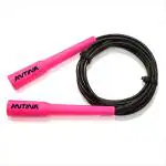 ANTINA Skipping Rope, ART125 Pink Black Speed Skipping Jump Rope Ball Bearing Skipping Rope (Length: 275 cm)