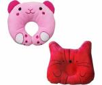 Chinmay Kids Pink & Red Cotton Toons & Characters Baby Pillow Pack of 2