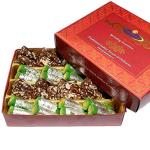 Ghasitaram Assorted Dryfruit Roll Mithai Box. (400 GMS)