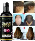 KURAIY pure Onion Hair oil Growth Essential Oil Natural Anti Hair Loss Products Fast Grow