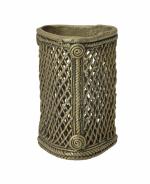 Bastar Tribal Dhokra Art Brass Pen Satnd collectible handicraft art by BHARAT HAAT