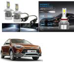 Feelitson White Car C6 H4 Compact Design 36W/3800Lm Led Headlight For Hyundai I20 Active (Pack Of 2)