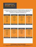 Combo Sale of 8 bare acts for Law Students/Judiciary aspirants CPC,CrPC,Constitution,Transfer of Property,Specific Relief Act,Contract Act,Limitation Act,Evidence act_Professional Book Publishers