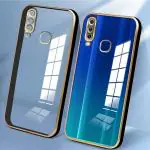 RUPELIK (Chrome Case Vivo Y11 Black) Luxurious Electroplated Crystal Clear Soft Silicon Chrome Case for Vivo Y11 / Y17 / Y12 / Y15 (Black)