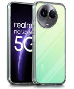 HUPSHY Back Cover for realme narzo 60X 5G, realme narzo 60X (Transparent, Flexible, Silicon, Pack of: 1)