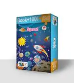 ADVIT TOYS Space - Jigsaw puzzle (100 Piece+ Educational Fun Fact Book Inside)