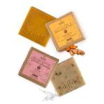 Nat Habit Handmade Butter Bath Soap - Natural, Ayurvedic & Cold Processed For Men & Women, 125g (Milk Rosehip - Turmeric, 125g Combo Pack of 2)