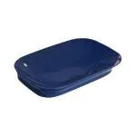 KOHLER VIVE GEO Series Table Top WASH BASIN (Indigo) | 550x400x170mm, Rectangle | Ceramic Basin/Sink for Bathroom, Living Room | Table / Counter Top | K-28784IN-DGS