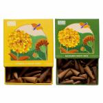 HELP US GREEN Natural Incense Fragrance Citronella and Nagchampa Dhoop Cones with Holder (80 pcs) | Havan for Pooja, Home & Festivals I Natural Guggal/Loban Original |Pack of 2 (40 Cones/pack)