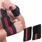 CONSONANTIAM Wrist Support With Thumb Loop For Weightlifting & Power Lifting || Wrist Band For Men And Women (Free Size)
