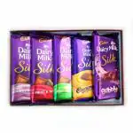 Cadbury Dairy Milk Silk Combo - Pack Of 5 270 Grams Pack of 1+Air Tight Storage Box