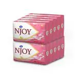RAJ NJOY Velvet Rose Bathing Soap For All Skin Types 1kg (Pack of 10pcs)