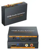 Microware HDMI Audio Extractor with 3.5mm Stereo Audio Output