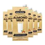 Urban Platter Unsweetened Almond Milk, 1 Litre [Pack Of 6]