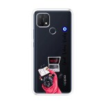 Emble Designer Clear Tranperant Silicone Case For Oppo A15S-Design A27 ( TPU | Soft , Oppo A15S| Multicolor )