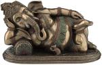 Idol Collections Multicolor Bronze Dattatreya Reclining Ganesha Hindu God Bonded Idol