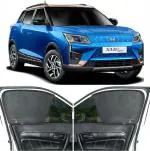Able Elegant Half Car Magnetic Sun Shade Curtains for Mahindra XUV400 EV Set of 4 Pcs
