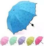 BREAZBELL Magic Umbrella | Portable Beautiful Umbrella | Rain Women Windproof | Fashion Umbrellas | Strong Long Handle | Girl Nice Umbrella | Sun Shade Uv Protection Umbrella | Monsoon Umbrella | Jadui Chhata | Magic Chatri | Magic Ambrela (Pack Of 1)