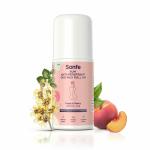Sanfe Bum Anti-Perspirant Deo Milk Roll On - 50ml - For freshness all day long | Removes odour | No More Butt Sweat | Remedy For Sweaty Bottom Line | Prevents Itching| With Peach & Witch Hazel Extracts