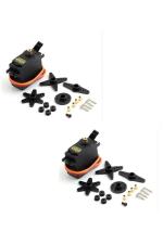 Robotbanao Black 2 x MG995 Metal Gear High Torque Servo 2 Pieces RB_311309