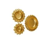 RSD Home Decorative Rectangle Urli Set (57 x 57, 42 x 42 x 9, 36 x 36 x 8), Pack Of 3