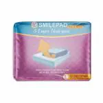 SMILE PAD 5 Layers Disposable Underpad for Adult & Baby | Large 60 X 90 Size | 5 Layers Protection for Quick Absorption | Pack of 1 (10 Pads)