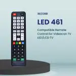 RESORB LED 461 Compatible V7BG Remote Control for Videocon LED LCD TV Remote Control (Black)