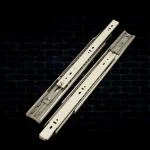 Harrison Telescopic Ball Bearing Soft Closing Slide 0847A | Drawer Channel Steel | 16 inch Soundless Modular Kitchen Drawer Slides | Rust Free | Load Bearing Capacity 35 kg | Furniture Hardware