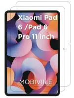MOBIVIILE Tempered Glass Guard Screen Protector for Xiaomi Mi Pad 6, Xiaomi Pad 6 11 inch (Pack of 2)