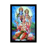 Dharvika Innovations Design 17 Synthetic Lord Hanuman Ji Photo Frame, 14 X 20 Inch