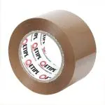 ETIPL Brown BOPP Tape Self Adhesive High-Strength Packing Tape (Set of 2, 72mmX100mtr)