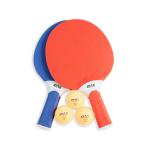 Stag Iconic Outdoor Table Tennis Playset Premium Rackets Paddle with Orange Balls Ping Pong Set