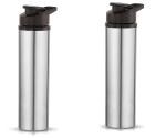Tasty soul Sipper Style Stainless Steel Water Bottle 1 Litre - Pack Of 2