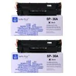 Softly Print Toner Cartrdige |s 36A / CB 436A for HP Laserjet M1120n/ P1505/ P1505n / M1522n / M1522nf / Canon LBP 3250 Pack of 2|Printer Toner Cartridge