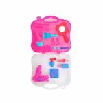 Kids Mandi Beauty Kit Toy Set for Kids Pretend Play Non-Toxic Beauty Makeup Kit Set for Baby Girl | Indoor Game Gift for Birthday Festivals Beauty Kit Set with Carry Suitcase |Makeup Kit Set for Girls