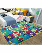 Status Multicolor Nylon Anti Skid Childrens Educational English Alphabet Leaning A - Z Rug Play Crawl Floor Mat For Playing For Baby And Toddler