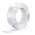 SCENTY Nano Double Sided Tape, Multipurpose Super Sticky Gel Grip Mounting Tape, Washable, Reusable, No Residue, for Home & Office