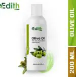 Edith Naturals Olive Oil For Hair, Skin & Lips- Natural Makeup Primer for men & women Hair Oil (200 ml)