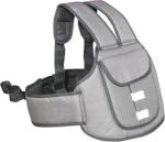 Mom's Pride Grey Rexine, Cotton Safety Travel Belt With Expandable Straps Baby Carrier