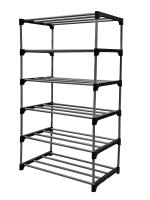 PHILOSHOP 6 Layer book shelf, Collapsible Book rack for Toy & Cloth (Multicolor)