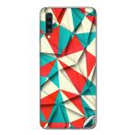 GADGETSWRAP Printed Vinyl Skin Sticker for Samsung Galaxy A70 - Red Green Abstract
