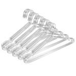 ROCKFIELD JUNING Wire Hangers, 50 Pack Stainless Steel Strong Metal Clothes Hangers-16.5 Inch, Silvery