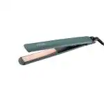 Vega Salon Smooth Hair Straightener for Women with Ceramic Coated Plates, Quick Heatup & Travel Friendly, Green (VHSH-42)