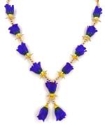 Xtore (24 Inch) Big Size Artificial Rose Garland for Photo Frame | Handmade Gulab Moti Artificial Flower Mala for God Idols - Red