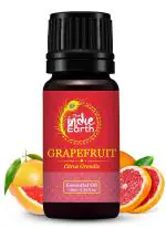 The Indie Earth Grapefruit Essential Oil for Mood Lifting - Diffuse to Control Cravings and Boost Energy Levels - Topical for Hair Growth - Sourced Directly from UNITED STATES (USA) 10 ml